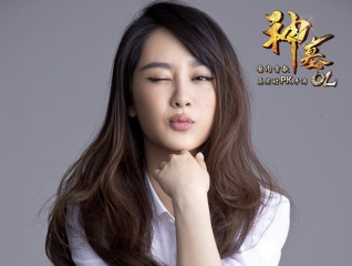 《神墓OL》代言人杨紫高清美照欣赏